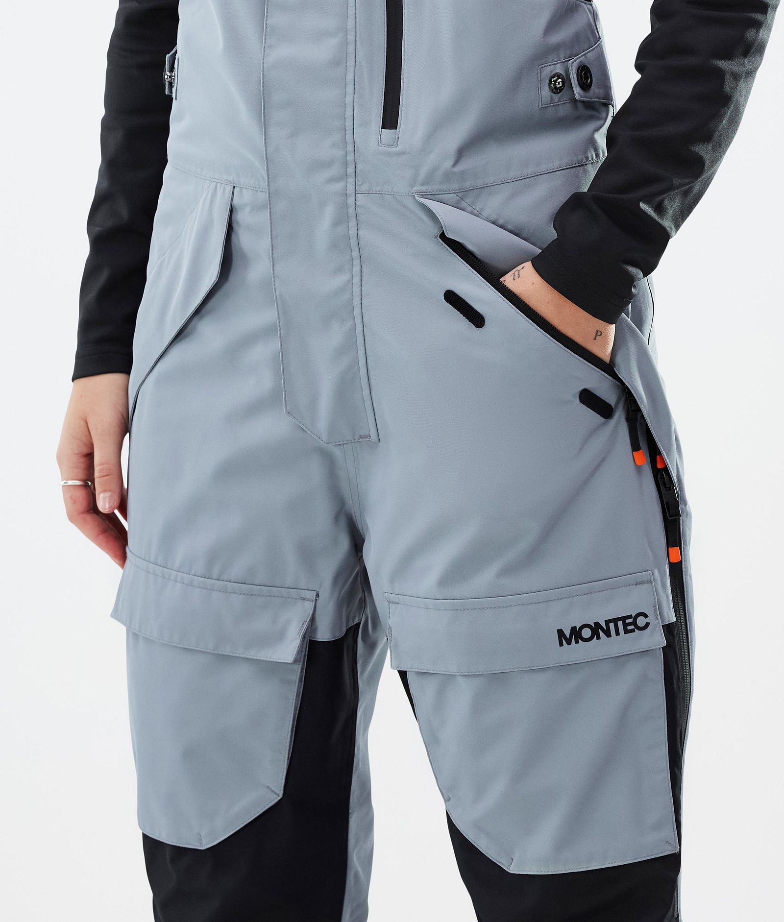 Montec Fawk W Pantalon de Snowboard Femme Soft Blue/Black/Phantom, Image 5 sur 7