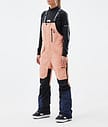 Montec Fawk W Pantalon de Snowboard Femme Faded Peach/Black/Dark Blue