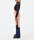 Montec Fawk W Pantalon de Ski Femme Faded Peach/Black/Dark Blue, Image 3 sur 7