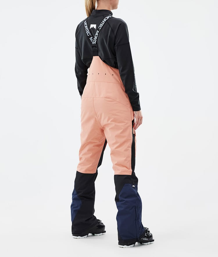 Montec Fawk W Pantaloni Sci Donna Faded Peach/Black/Dark Blue