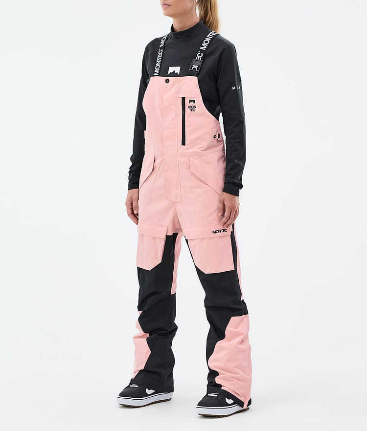 Montec Fawk W Snowboard Broek Dames Soft Pink/ Black, Afbeelding 1 van 7
