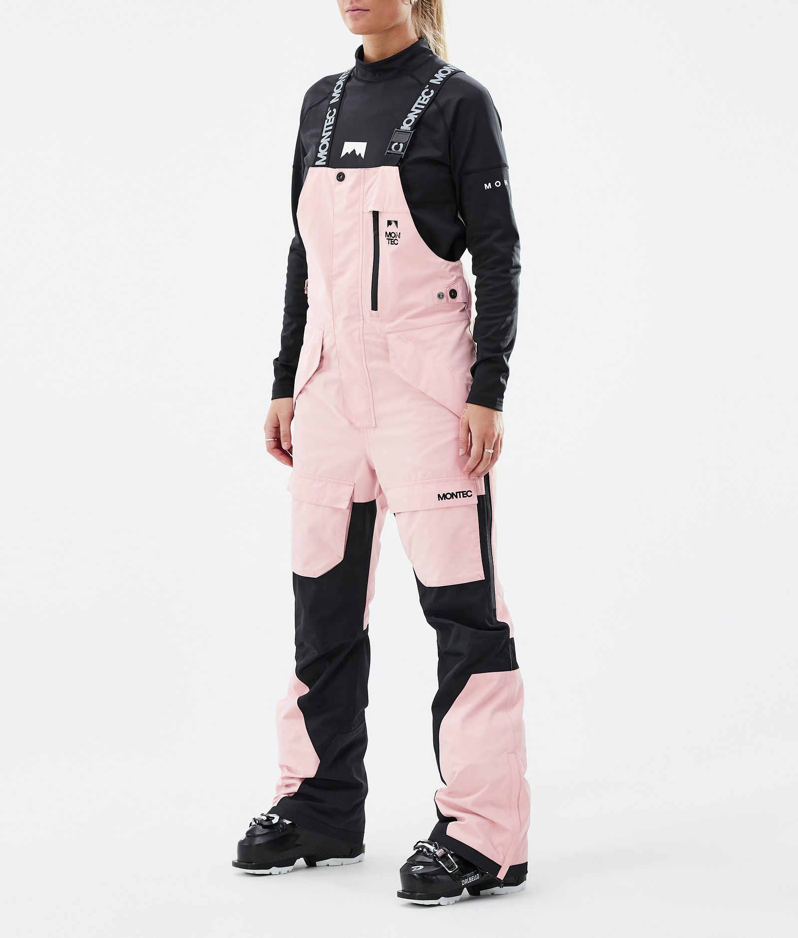 Montec Fawk W Pantaloni Sci Donna Soft Pink/ Black, Immagine 1 di 7