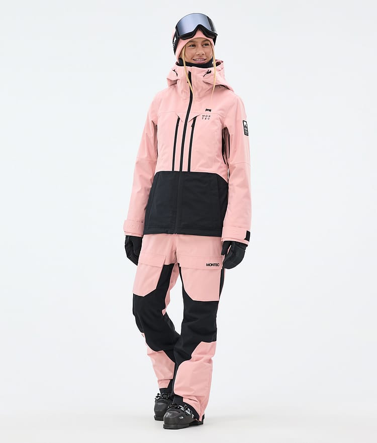 Montec Fawk W Pantalon de Ski Femme Soft Pink/ Black, Image 3 sur 8
