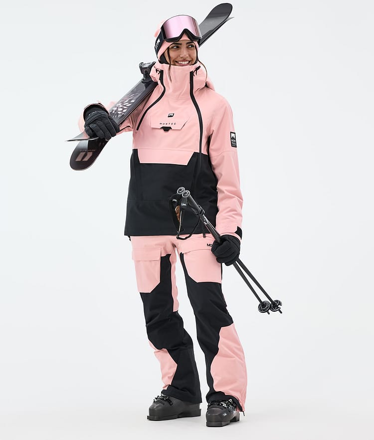 Montec Fawk W Skibroek Dames Soft Pink/ Black, Afbeelding 2 van 7