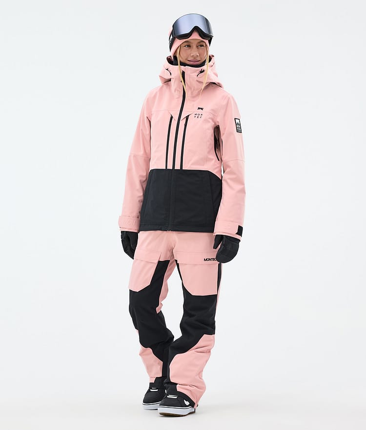Montec Fawk W Pantalon de Snowboard Femme Soft Pink/ Black, Image 8 sur 8
