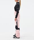 Montec Fawk W Pantalon de Snowboard Femme Soft Pink/ Black, Image 3 sur 7