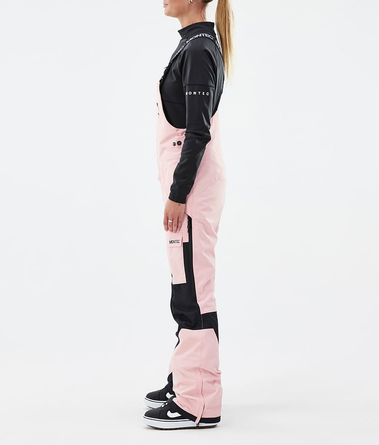 Montec Fawk W Spodnie Snowboardowe Kobiety Soft Pink/ Black, Zdjęcie 3 z 7