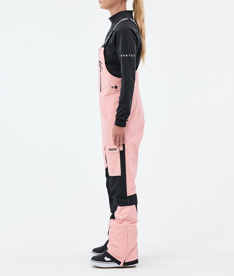 Montec Fawk W Snowboard Broek Dames Soft Pink/ Black, Afbeelding 3 van 7
