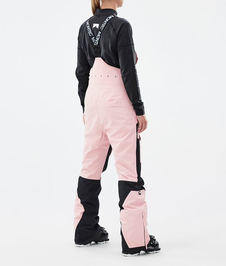 Montec Fawk W Lyžařské Kalhoty Dámské Soft Pink/ Black, Obrázek 4 z 7