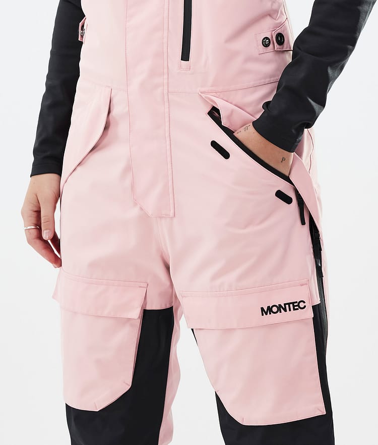 Montec Fawk W Spodnie Narciarskie Kobiety Soft Pink/ Black, Zdjęcie 5 z 7