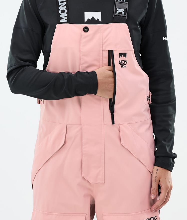 Montec Fawk W Snowboard Broek Dames Soft Pink/ Black, Afbeelding 6 van 7
