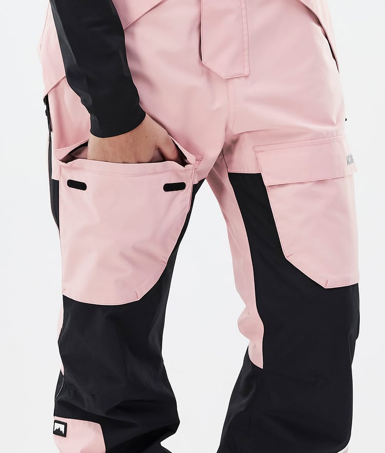 Montec Fawk W Kalhoty na Snowboard Dámské Soft Pink/ Black, Obrázek 7 z 7