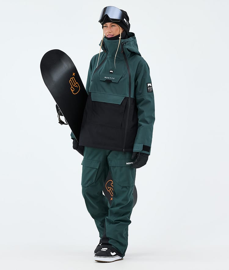Montec Kirin W Pantalon de Snowboard Femme Dark Atlantic, Image 2 of 6