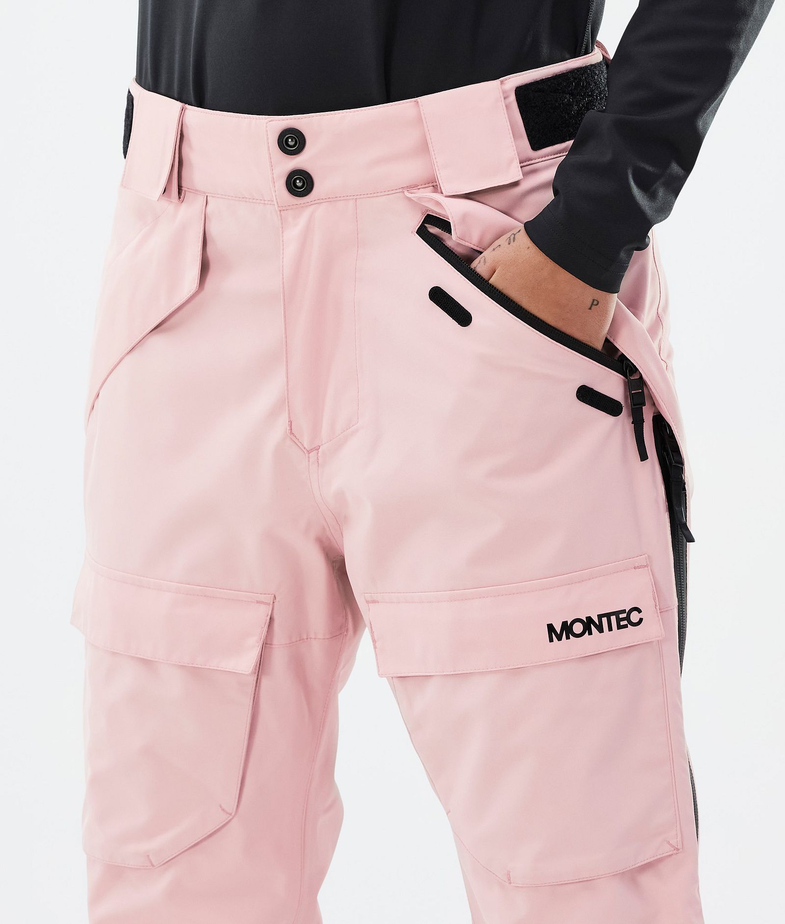 Montec Kirin W Spodnie Narciarskie Kobiety Soft Pink, Zdjęcie 5 z 6