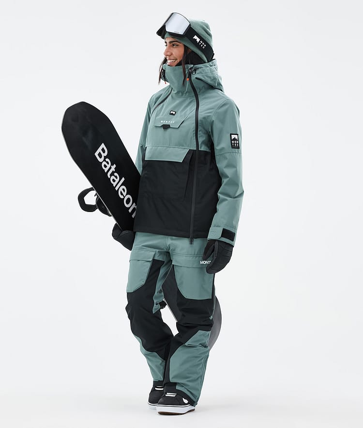 Montec Doom W Snowboard jas Dames Atlantic/Black, Afbeelding 2 van 10