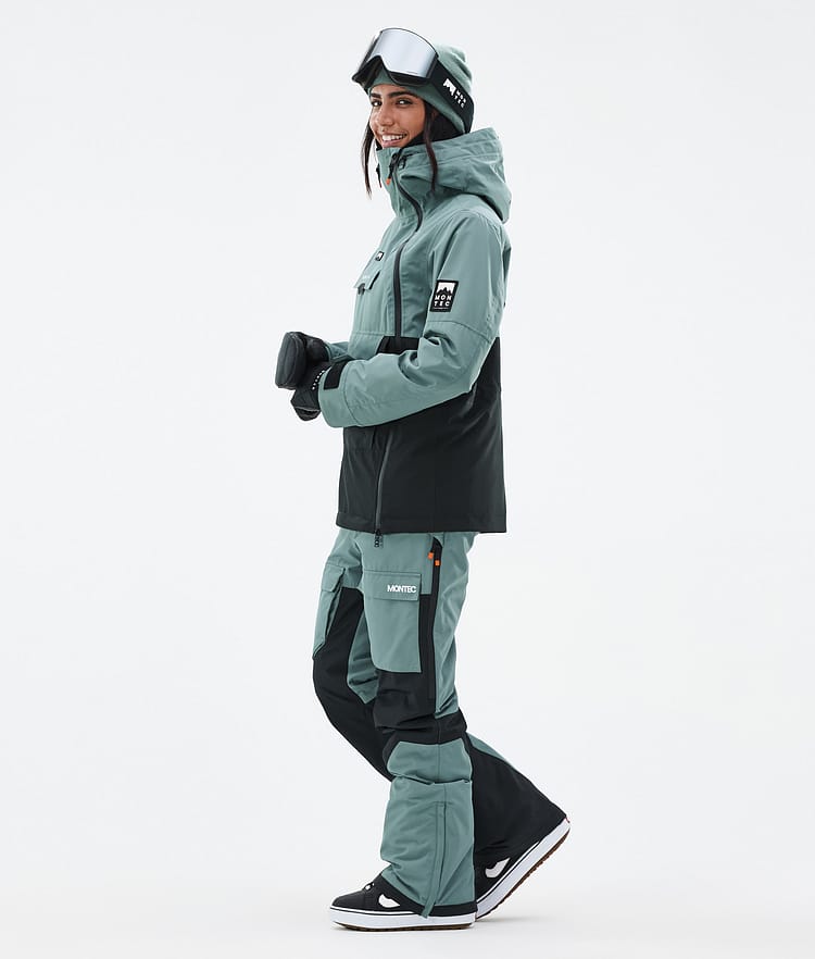 Montec Doom W Snowboard jas Dames Atlantic/Black, Afbeelding 3 van 10