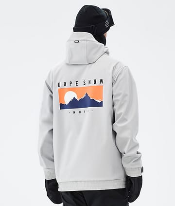 Dope Yeti Kurtka Snowboardowa Silhouette Light Grey