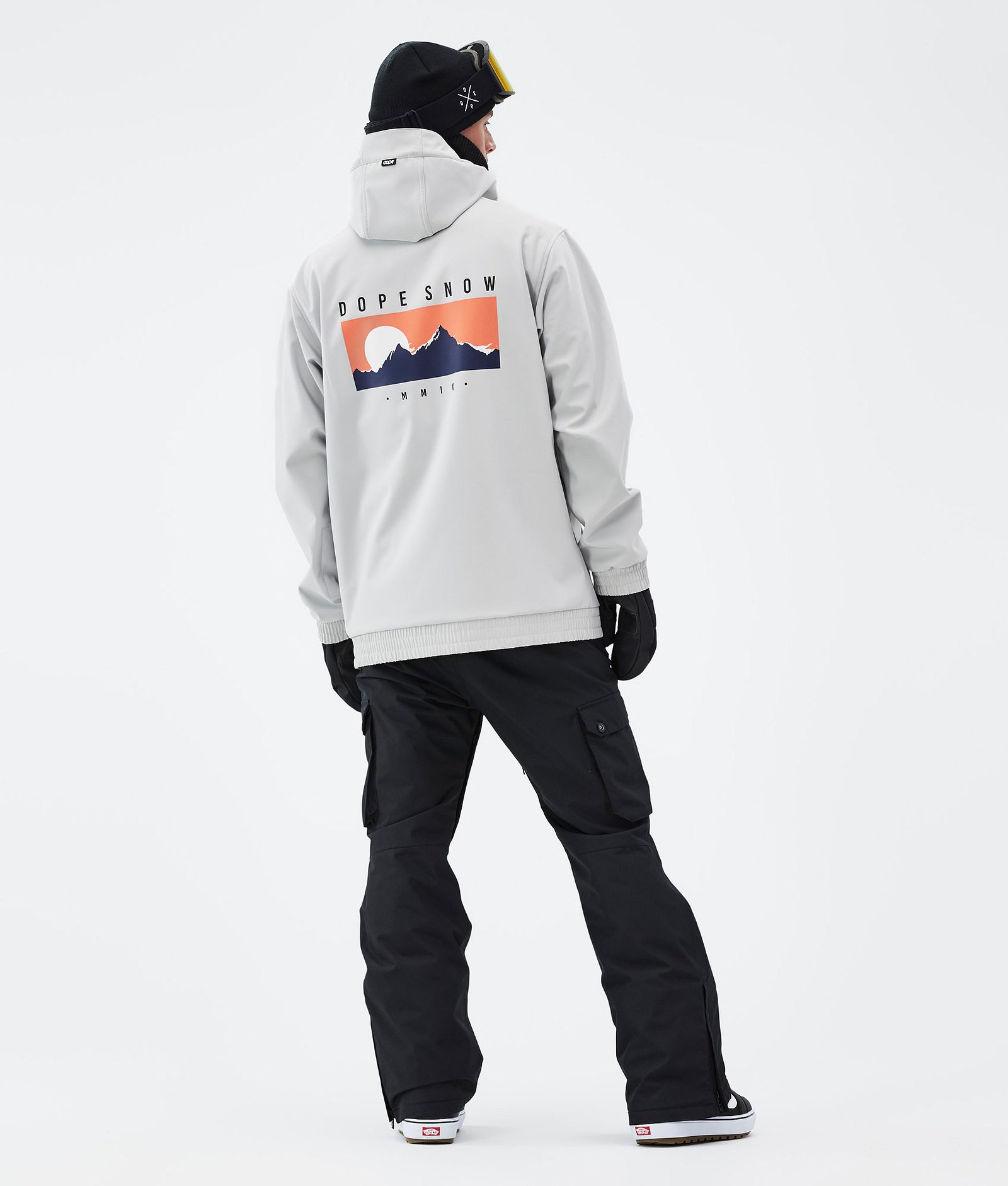 Dope Yeti Veste Snowboard Homme Silhouette Light Grey, Image 3 sur 7