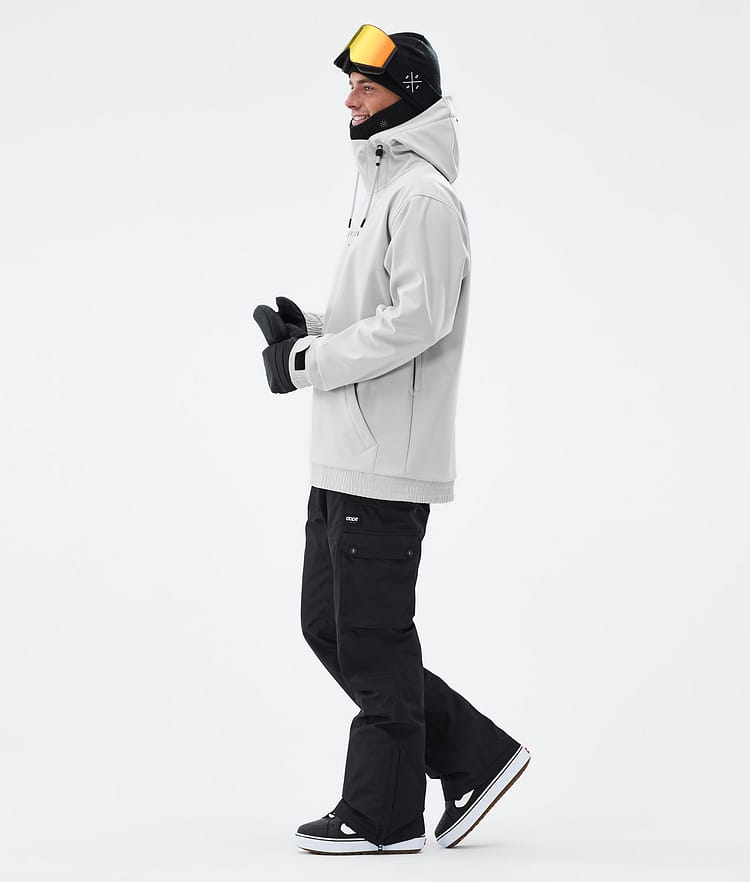 Dope Yeti Kurtka Snowboardowa Mężczyźni Silhouette Light Grey, Zdjęcie 5 z 7