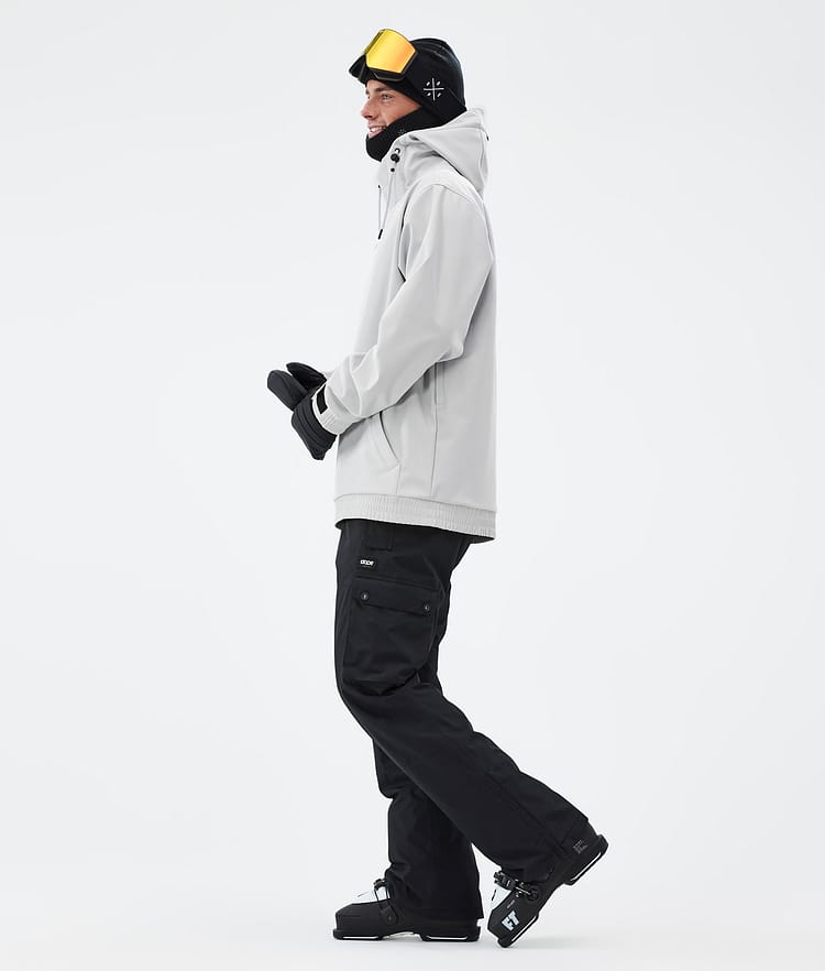 Dope Yeti Veste de Ski Homme Silhouette Light Grey, Image 5 sur 7
