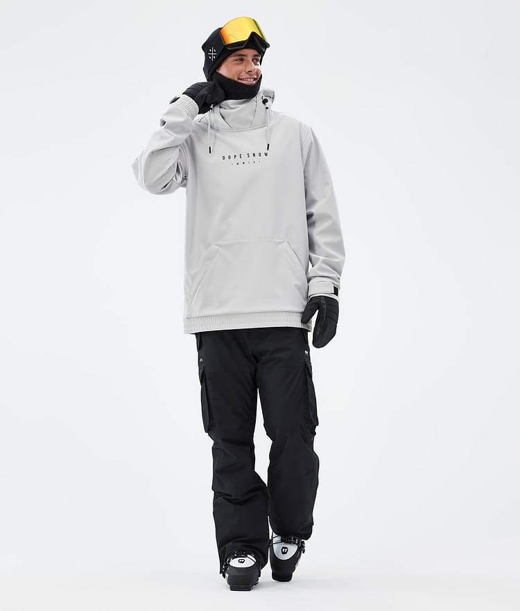 Dope Yeti Veste de Ski Homme Silhouette Light Grey, Image 6 sur 7