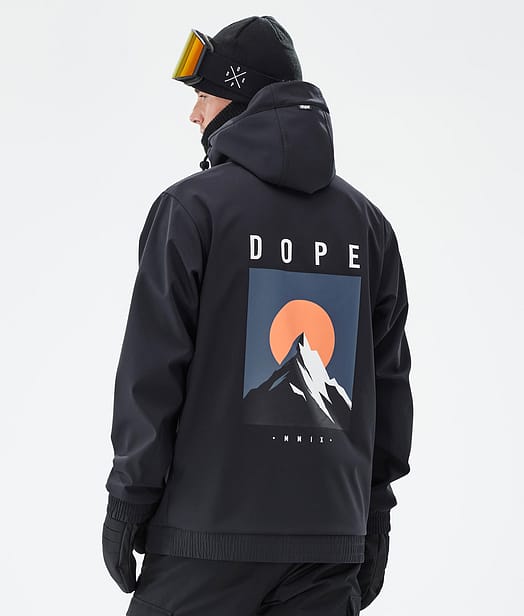 Dope Yeti Snowboardjacke Herren Black