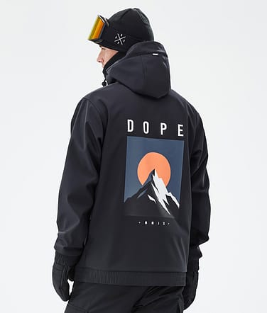 Dope Yeti Snowboard Jacket Men Aphex Black