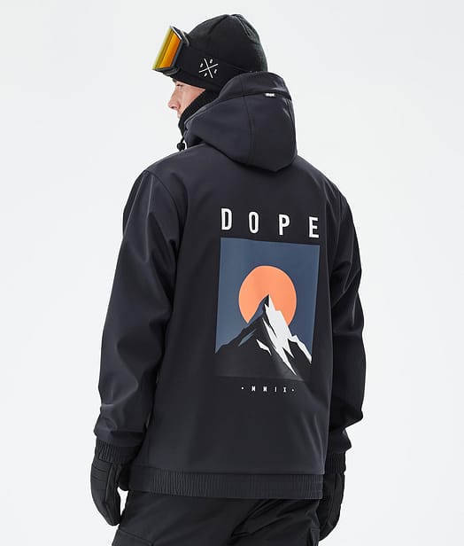 Dope Yeti Snowboard Jacket Men Black