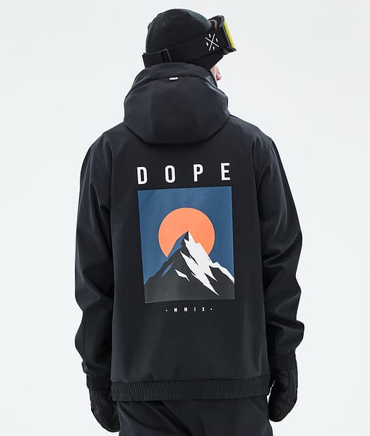Dope Yeti Ski Jacket Men Aphex Black