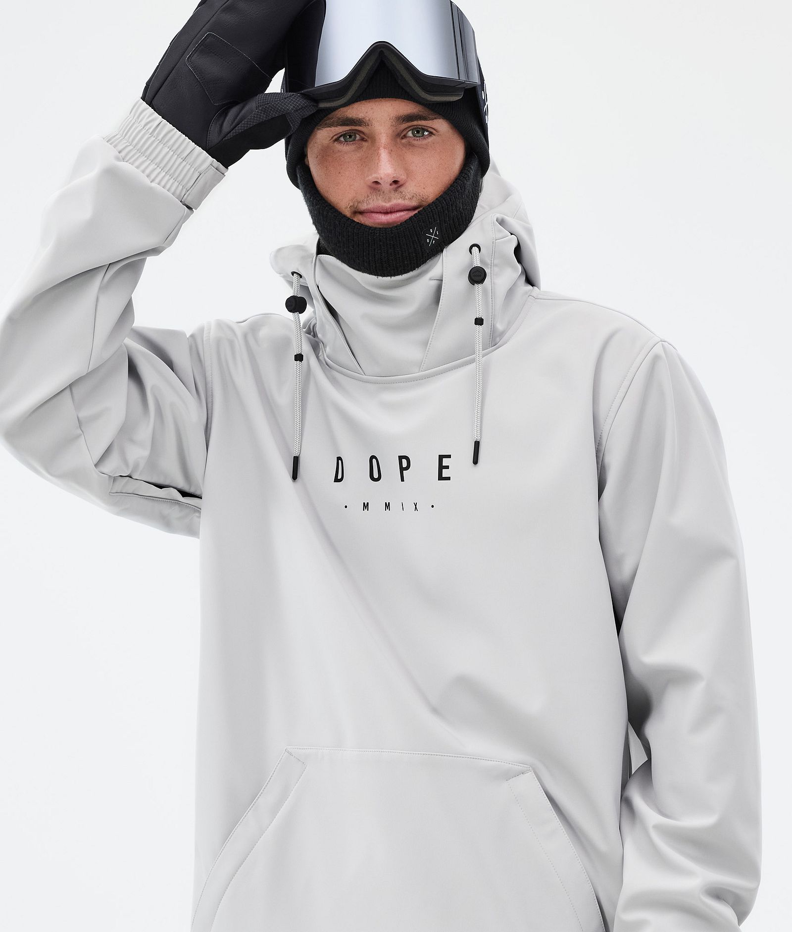 Dope Yeti Snowboardjacke Herren Aphex Light Grey Renewed, Bild 3 von 8