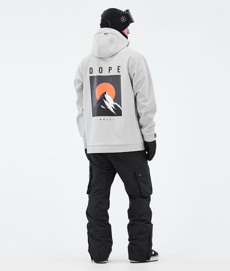 Dope Yeti Snowboard Jacket Men Aphex Light Grey, Image 4 of 8