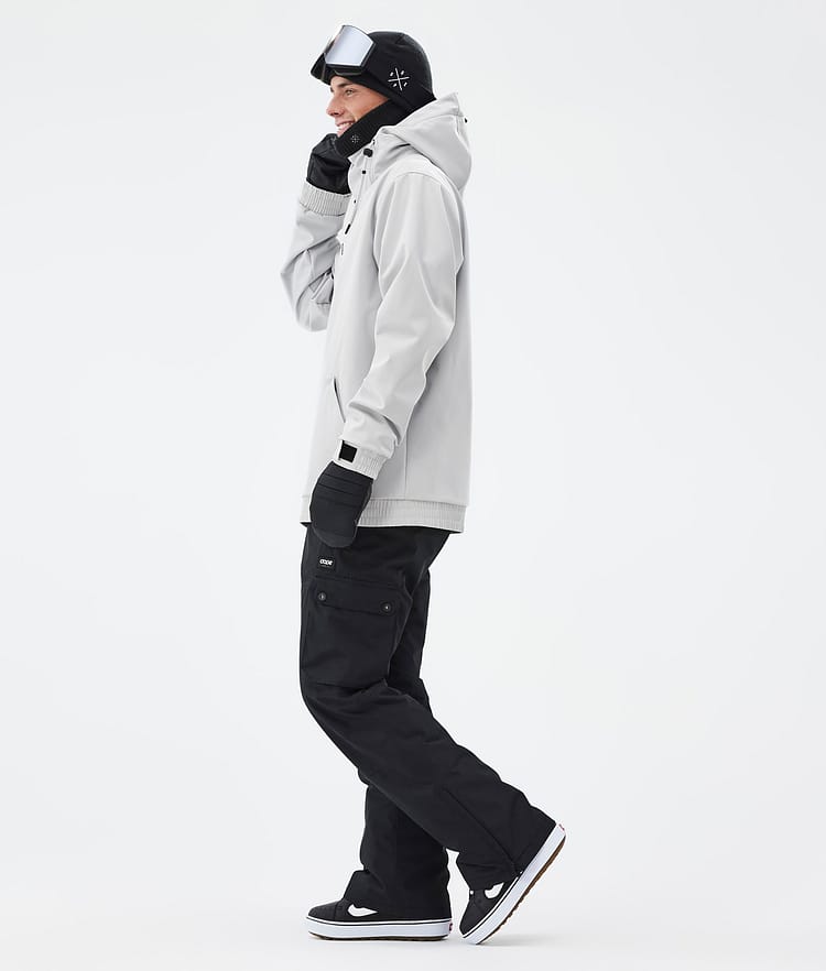 Dope Yeti Snowboardjacke Herren Aphex Light Grey Renewed, Bild 5 von 8