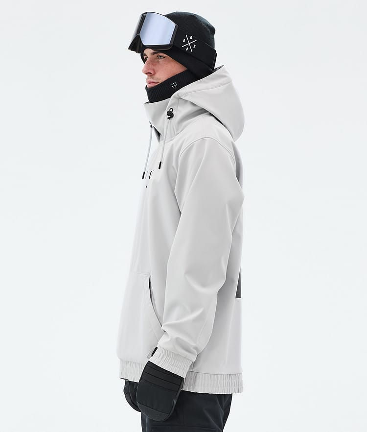 Dope Yeti Snowboard Jacket Men Aphex Light Grey, Image 7 of 8
