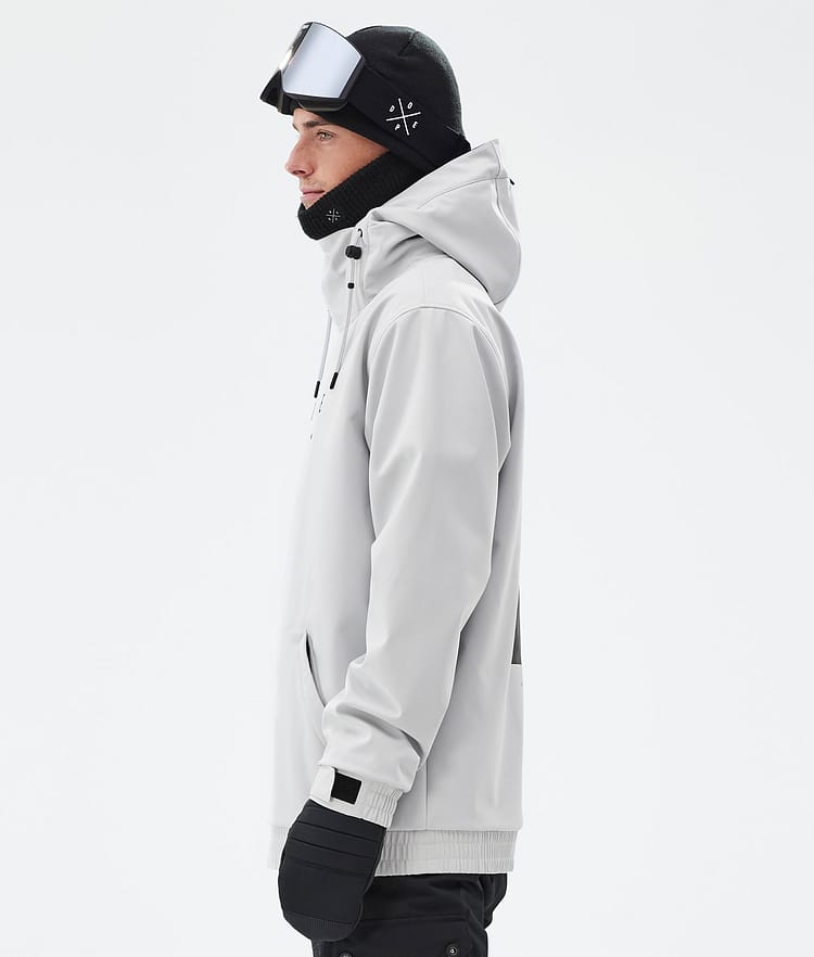 Dope Yeti Snowboard Jacket Men Aphex Light Grey