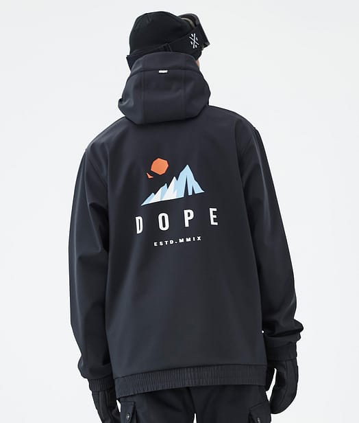 Dope Yeti Kurtka Narciarska Mężczyźni Black