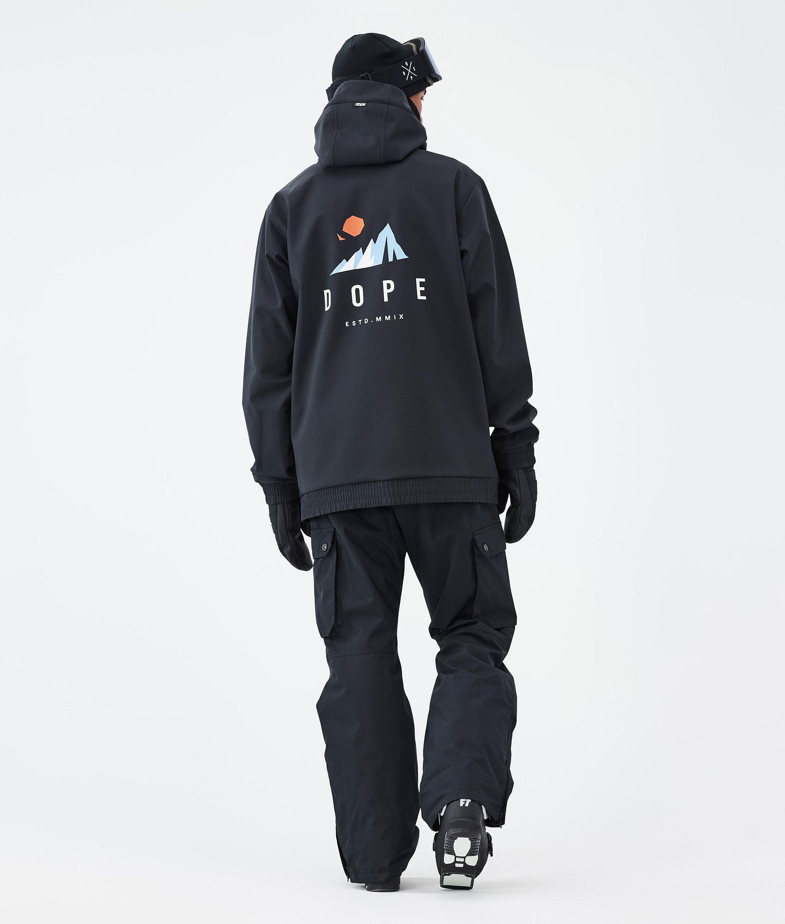 Dope Yeti Veste de Ski Homme Ice Black, Image 3 sur 7