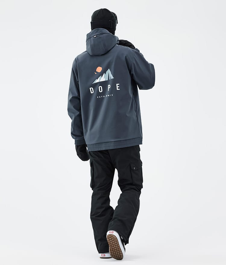 Dope Yeti Snowboard Jacket Men Ice Metal Blue, Image 3 of 7