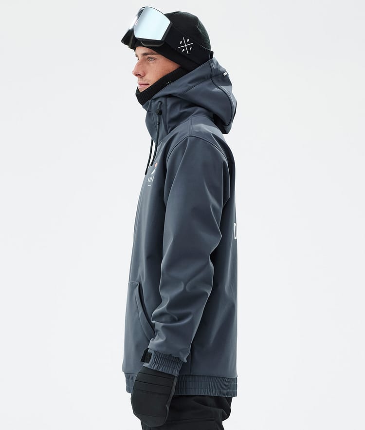 Dope Yeti Snowboard Jacket Men Ice Metal Blue, Image 6 of 7
