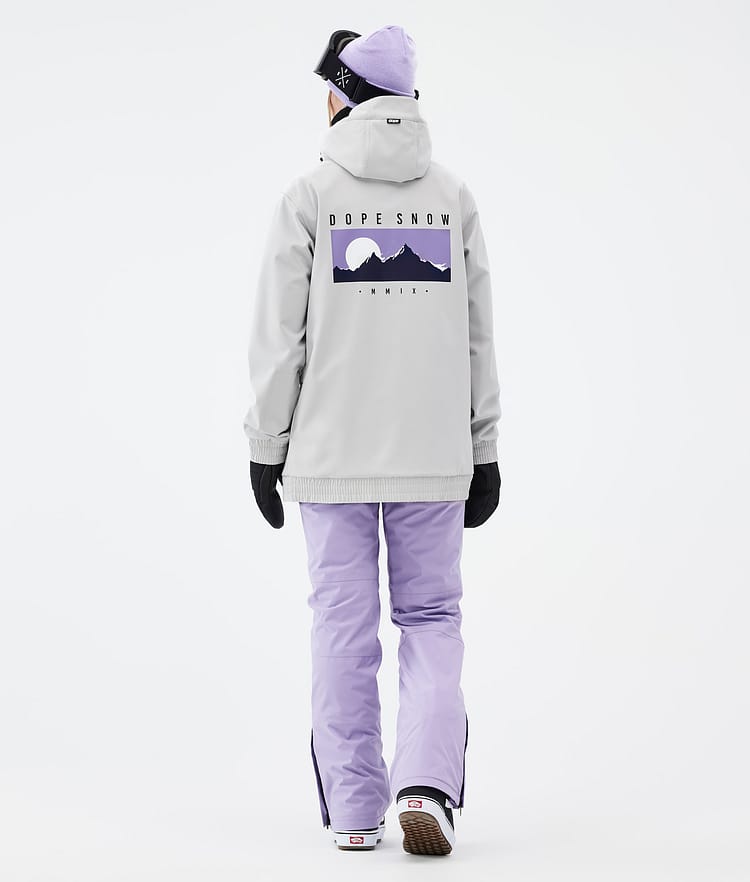 Dope Yeti W Snowboard jas Dames Silhouette Light Grey, Afbeelding 3 van 7