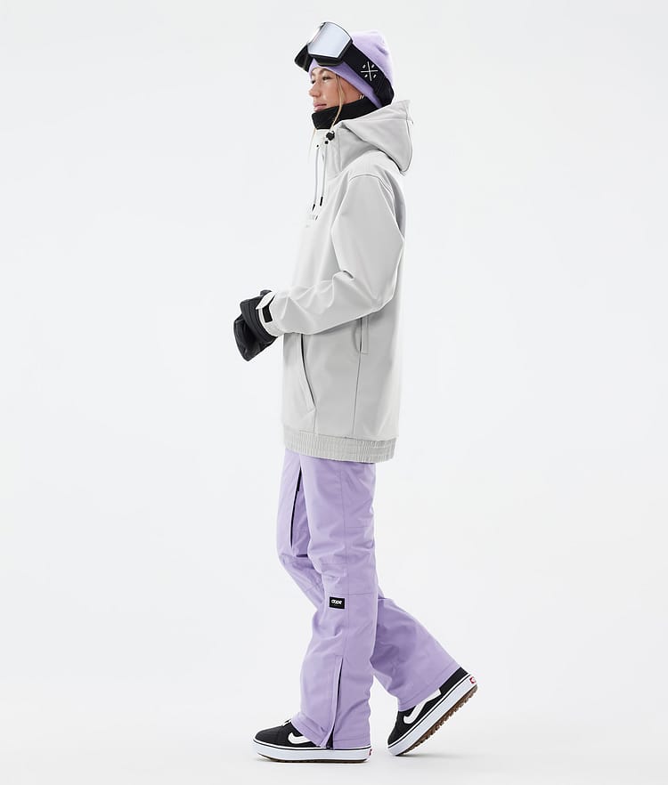 Dope Yeti W Giacca Snowboard Donna Silhouette Light Grey, Immagine 5 di 7