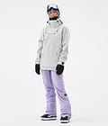Dope Yeti W Snowboard jas Dames Silhouette Light Grey Renewed