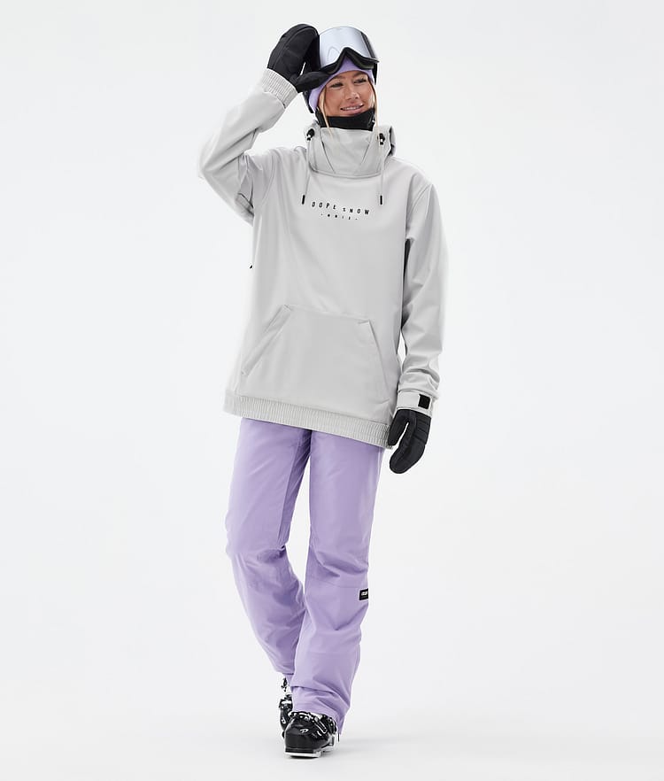 Dope Yeti W Ski Jacket Women Silhouette Light Grey