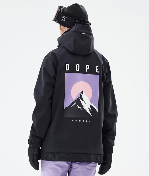 Dope Yeti W Snowboardjakke Dame Black