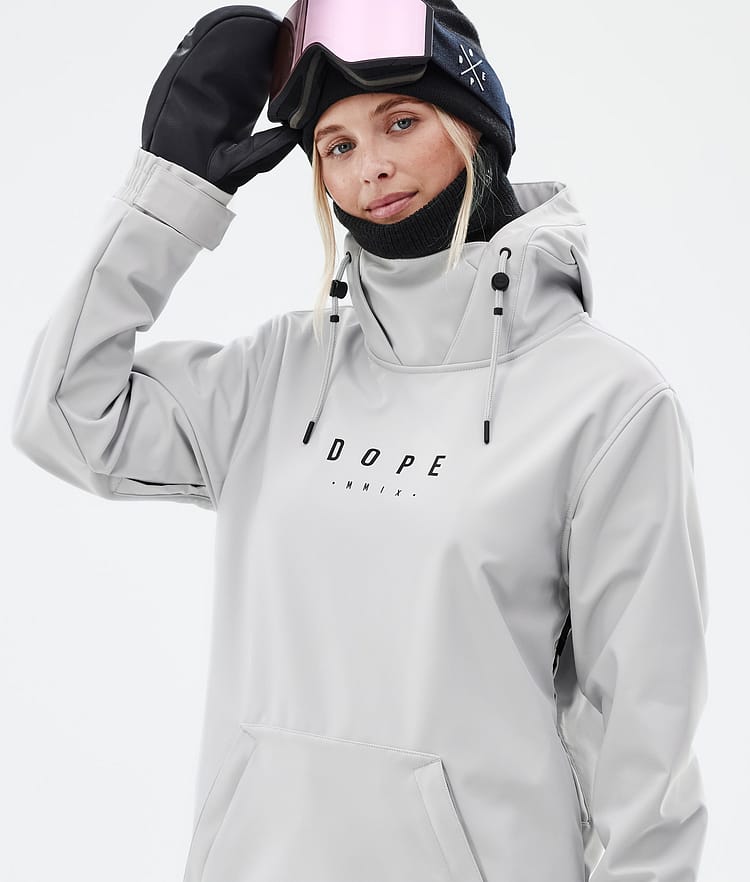 Dope Yeti W Snowboard Jacket Women Aphex Light Grey Renewed, Image 3 of 7