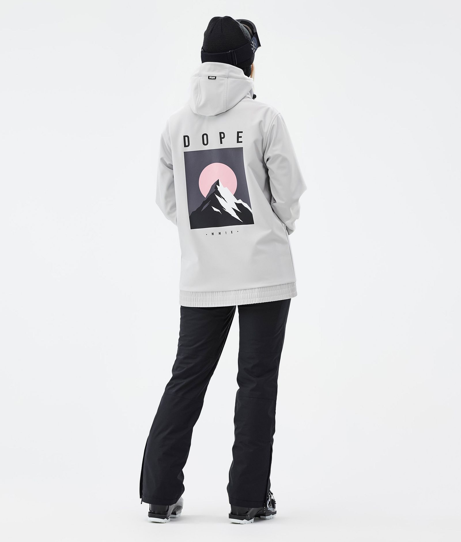 Dope Yeti W Skijacke Damen Aphex Light Grey, Bild 3 von 7