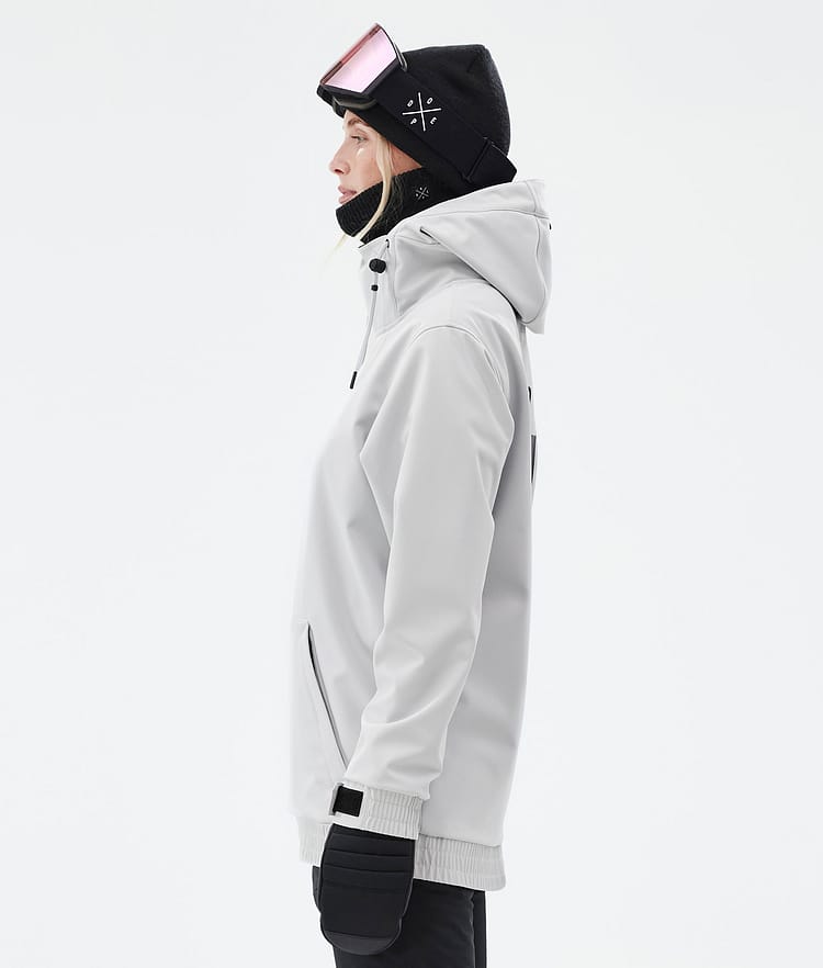 Dope Yeti W Snowboard Jacket Women Aphex Light Grey Renewed, Image 7 of 7