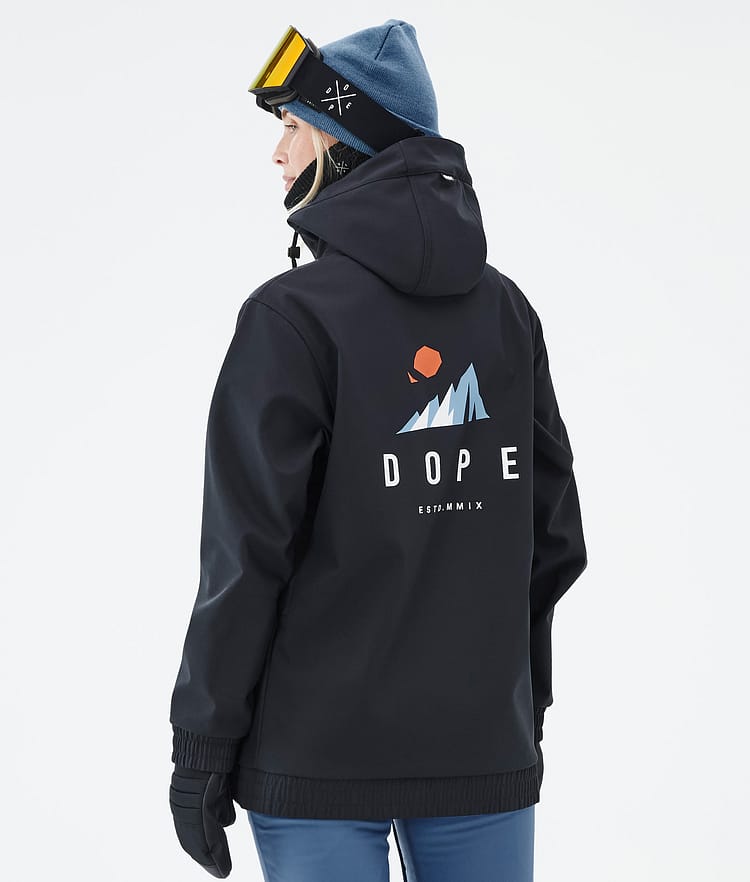 Dope Yeti W Snowboard Jacket Women Ice Black