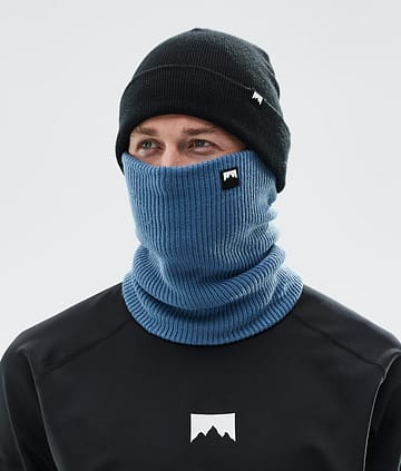 Montec Classic Knitted Facemask Blue Steel