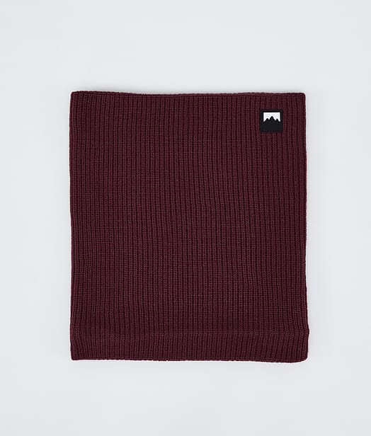 Montec Classic Knitted Facemask Burgundy