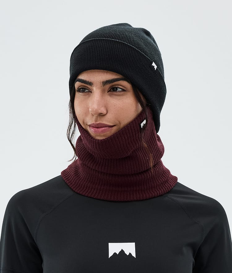 Montec Classic Knitted Scaldacollo Burgundy, Immagine 3 di 3